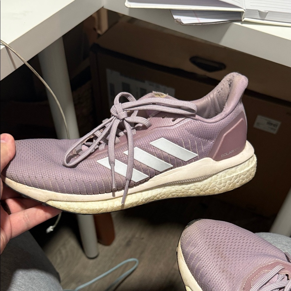 Adidas Women's Purple Athletic Sneakers